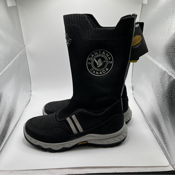 Santana Canada Shoes - NWOB Santana Canada snow boots featuring a Vibram outsole size 37 US7 black tall
